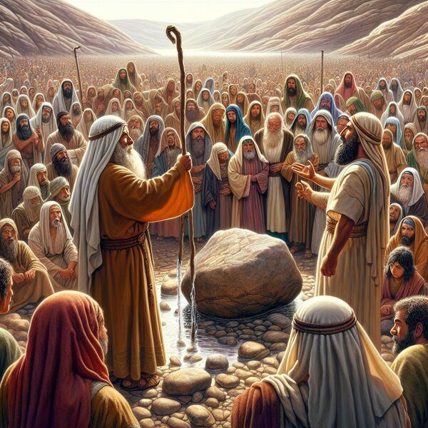 Moses Speaks to the Rock