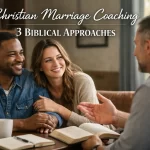 Christian marriage coaching session focused on biblical guidance and structured marriage support.