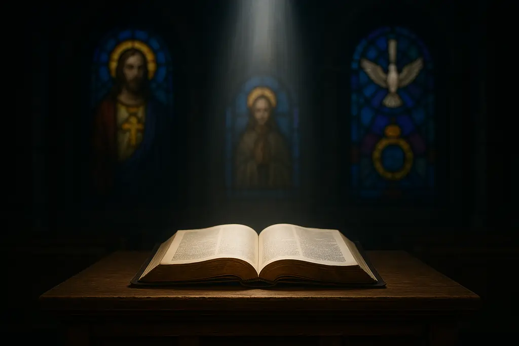 monotheistic Christian belief – one true God and the Bible